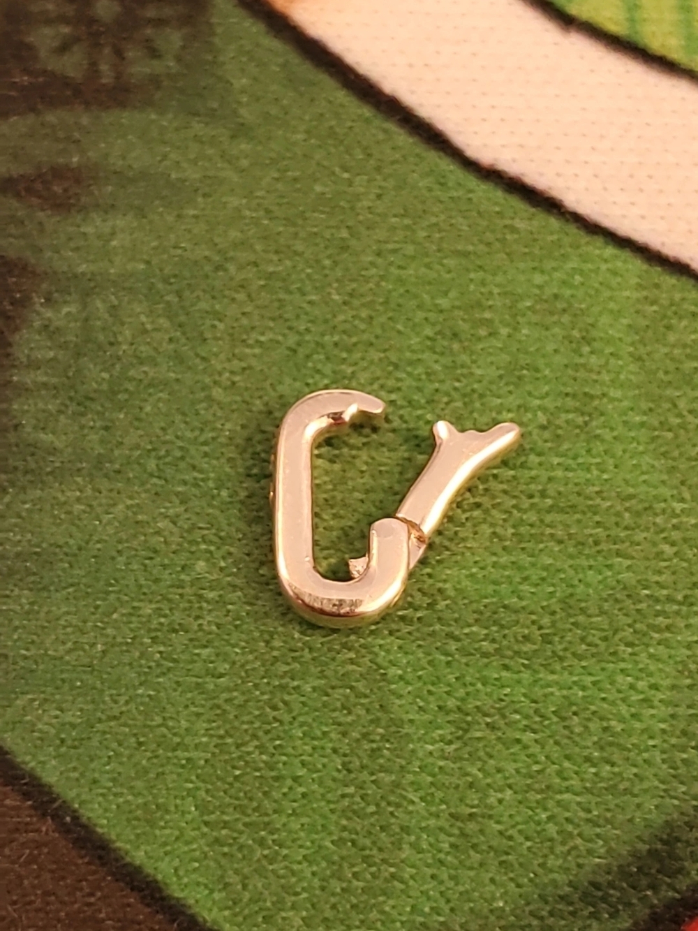 Solid Gold Charm Clasp
